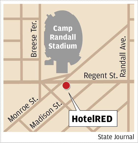 HotelRED map
